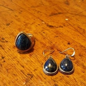 Earrings with matching ring